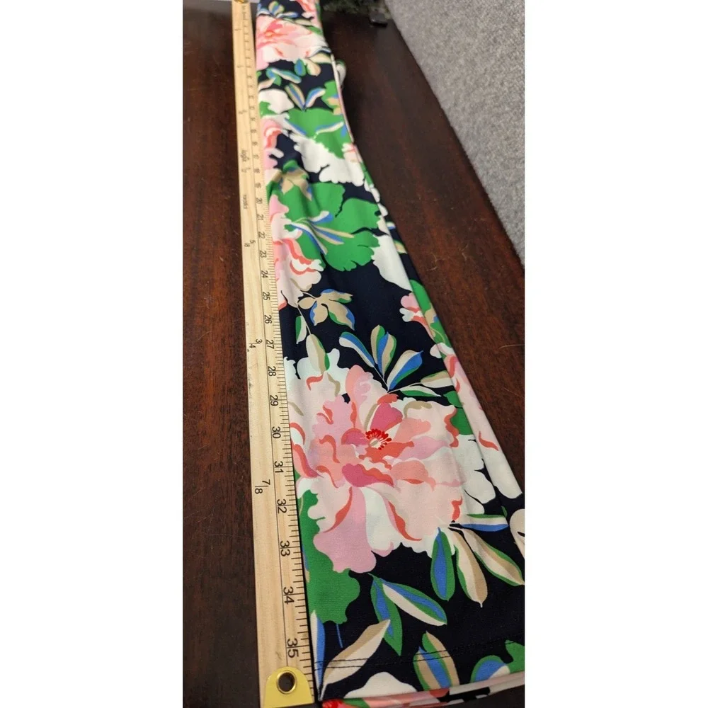 Tommy‎ Hilfiger Sleeveless Floral Sheath Dress Navy Blue with Floral Design Sz 6